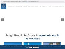 Tablet Screenshot of emmehotels.com